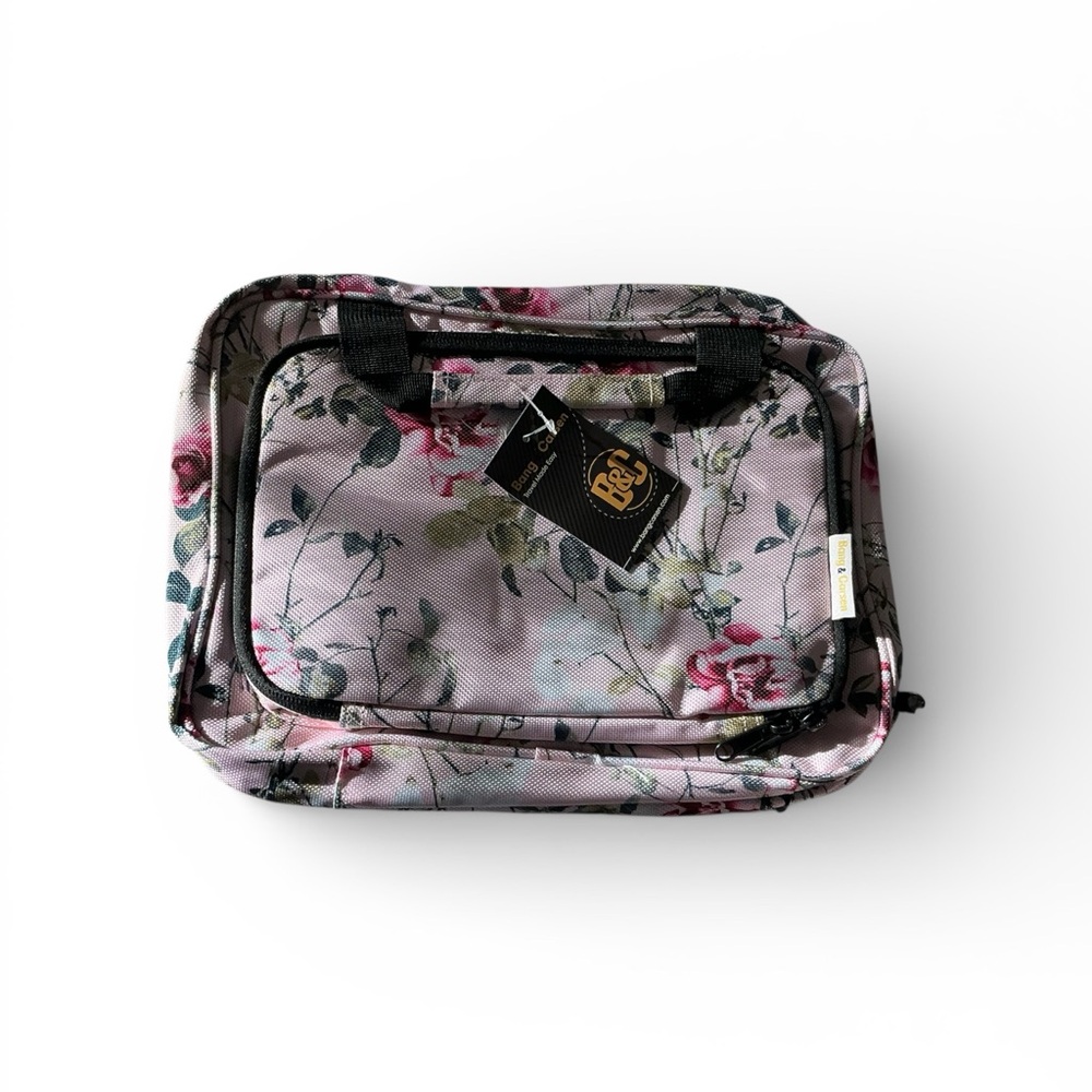 Bang & Carsen Floral Pink Cosmetic Bag Travel NWT